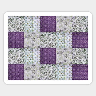 Abstract Patchwork Pattern Magnet